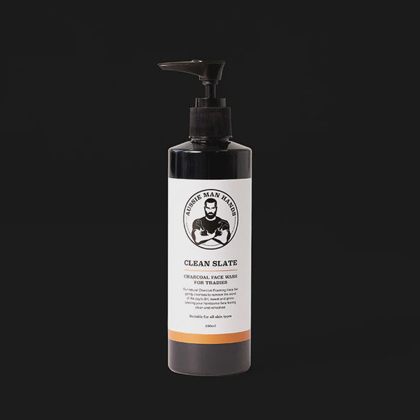 Aussie Man Hands - Clean Slate Charcoal - Face Wash - 250ml